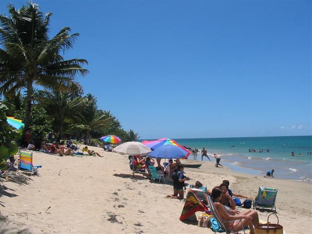 Pristine beach